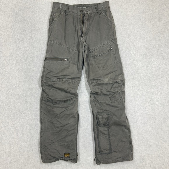 G-Star Other - G-Star Raw SC ARMY ELWOOD Pants Mens 28x32 Gray Cargo Utility Knife Pocket